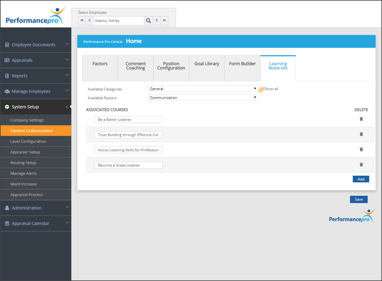 LMS Integrated