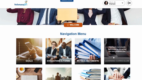Learning Content Screenshots